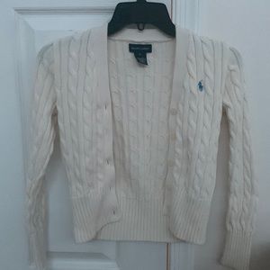 ralph lauren button up sweater